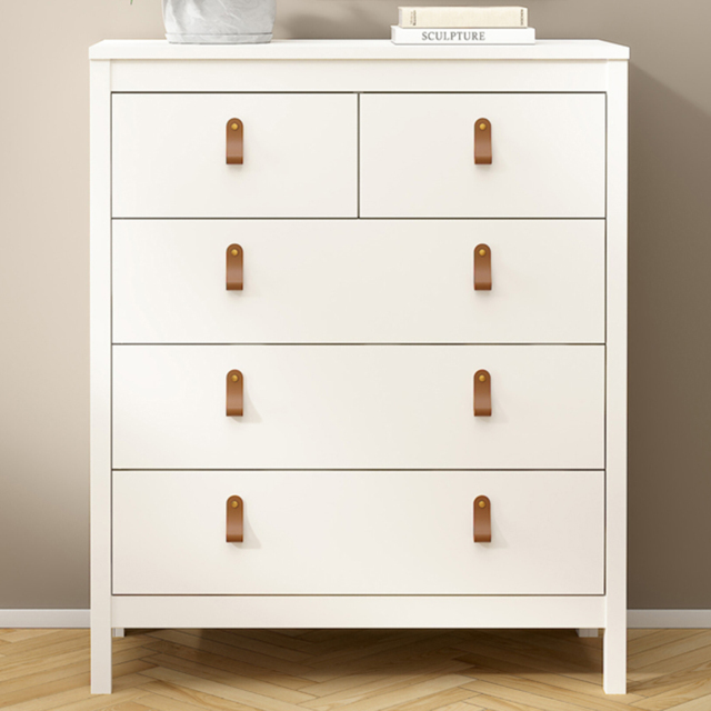 Florence Barcelona 5 Drawer White Chest of Drawers - image 1