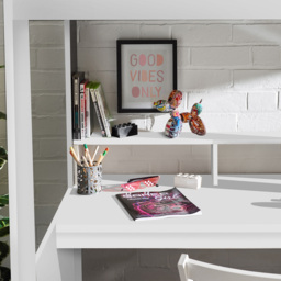 Julian Bowen Blaze All White Gaming Bunk Bed with Storage - thumbnail 4