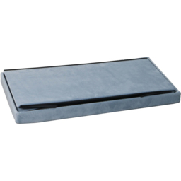 Seville Brushed Velvet Trunk - Blue - thumbnail 4