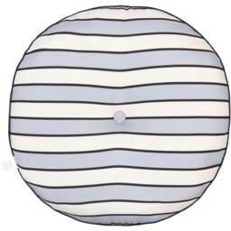 Striped Outdoor Floor Cushion Blue - thumbnail 2