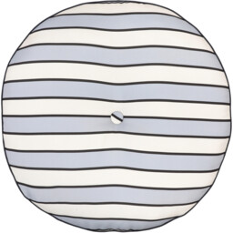 Striped Outdoor Floor Cushion Blue - thumbnail 1