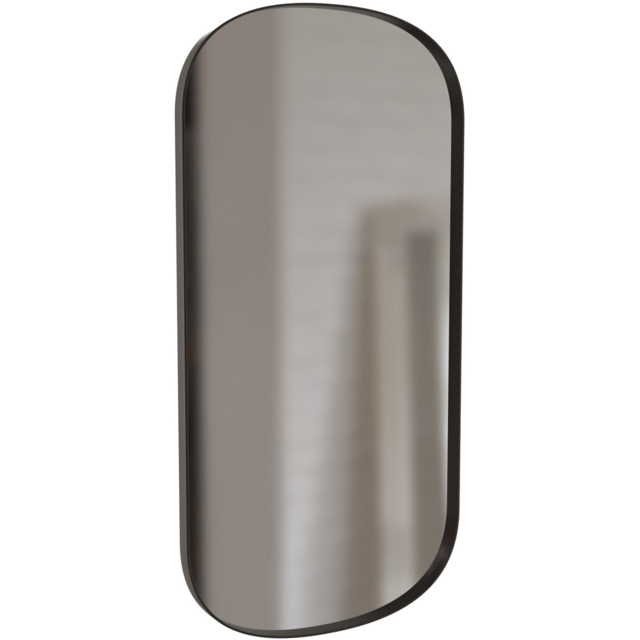 Bathstore Matt Black Oblong Mirror 80 x 40cm - image 1