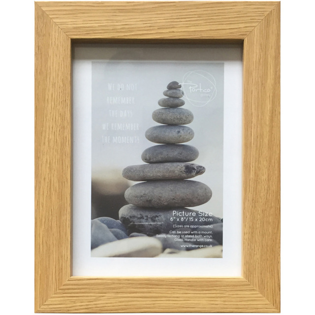 The Port Co Gallery Somerset Wood Effect Phot Frame A4