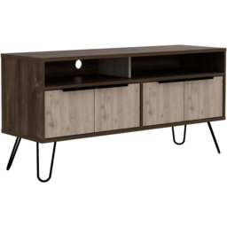 Core Products Nevada 4 Doors Smoke Oak Effect TV Unit - thumbnail 2