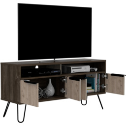 Core Products Nevada 4 Doors Smoke Oak Effect TV Unit - thumbnail 4