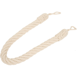Fancy Cotton Rope Tieback Neutral - thumbnail 2