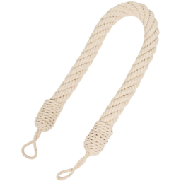 Fancy Cotton Rope Tieback Neutral