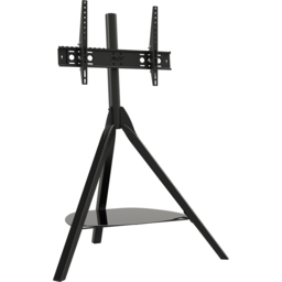 AVF Hoxton Sound Single Shelf Black Freestanding Tripod TV Unit - thumbnail 2