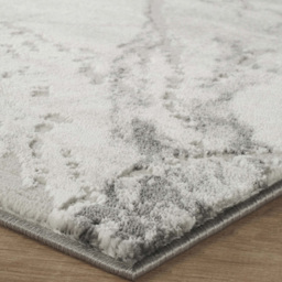 Desire Rugs Novu Valley Grey Modern Abstract Metallic Sheen Rug 120 x 170cm - thumbnail 3