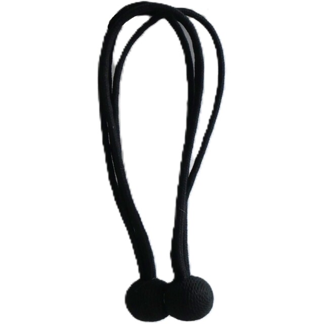 Black Matt Ball Magnet Tieback