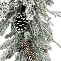 Frosted Snowberry Christmas Door Drop 71cm - thumbnail 3