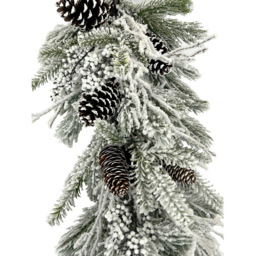Frosted Snowberry Christmas Door Drop 71cm - thumbnail 4