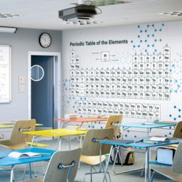 Origin Murals Periodic Table Grey Wall Mural