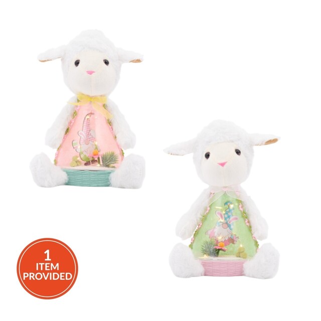 LED Scene Sitting Lamb - image 1