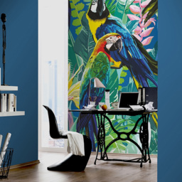 Erismann Tropical Parrot 3 Panels Wall Mural - thumbnail 3
