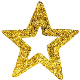 Marco Paul 960 Warm White LED Rattan Galaxy Star Christmas Decoration - thumbnail 2