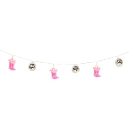 20 LED Disco Cowboy String Light Pink - thumbnail 2