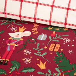Christmas Nutcracker Duvet Set Red King - thumbnail 4