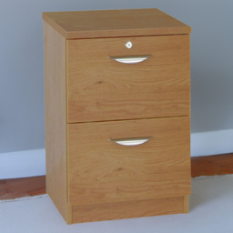 R White Cabinets Brown 2 Drawer Filing Cabinet - thumbnail 1
