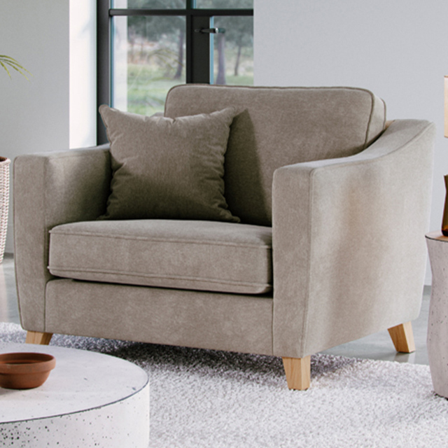Marlon City Stone Snuggle Armchair - image 1