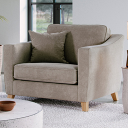 Marlon City Stone Snuggle Armchair