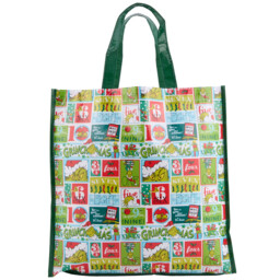 Single Multicolour Grinch Christmas Shopper Bag in Assorted styles - thumbnail 2