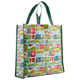 Single Multicolour Grinch Christmas Shopper Bag in Assorted styles - thumbnail 3