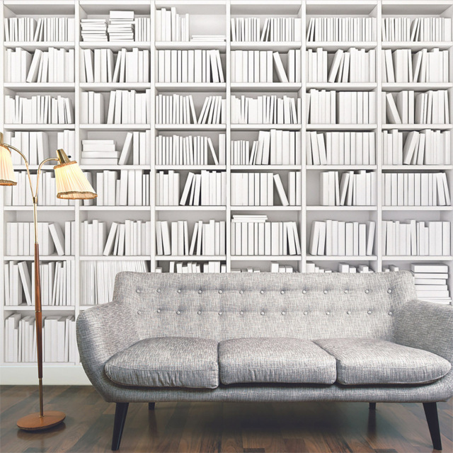 Origin Murals Library White Wall Mural - image 1