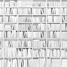 Origin Murals Library White Wall Mural - thumbnail 2