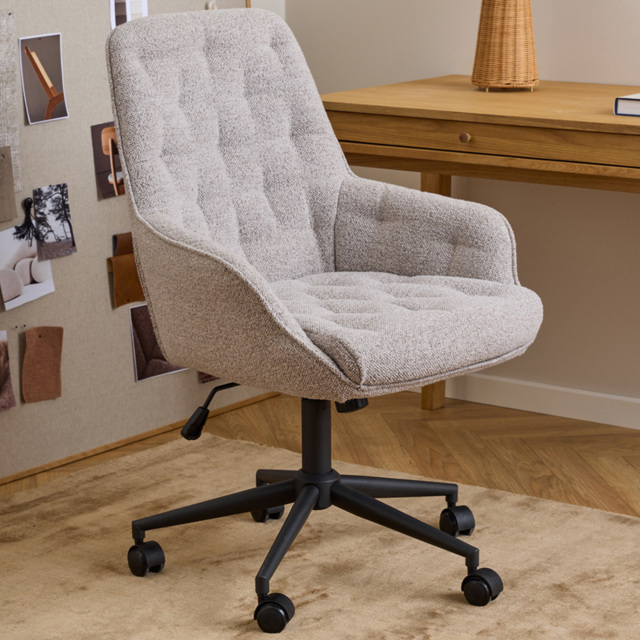 Furniture To Go Monza Beige Erik Gas Lift Desk Chair - image 1