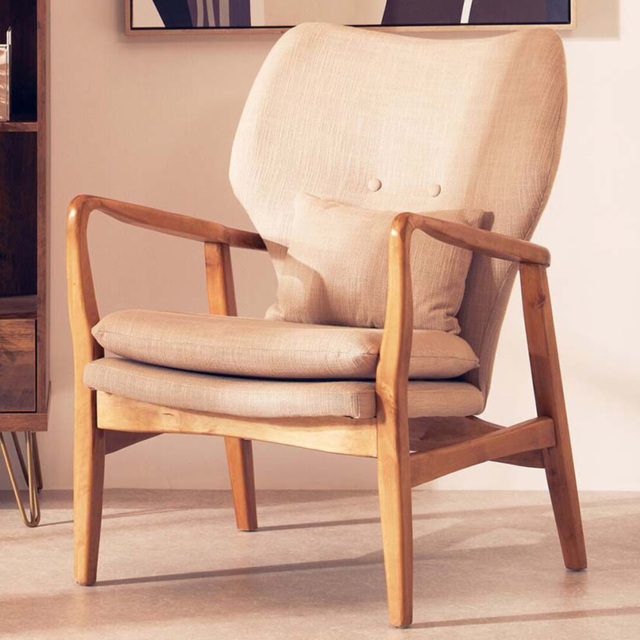 Premier Housewares Stockholm Beige Chair - image 1
