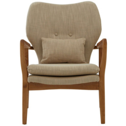 Premier Housewares Stockholm Beige Chair - thumbnail 2