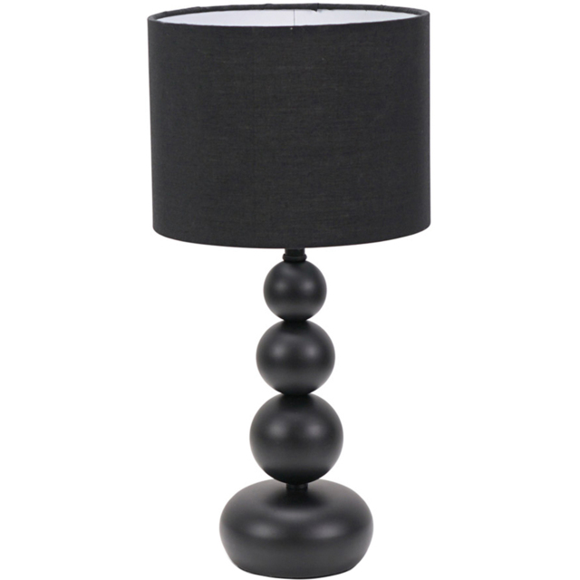 ValueLights Marissa Black Stacked Ball Touch LED Table Lamp - image 1