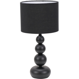 ValueLights Marissa Black Stacked Ball Touch LED Table Lamp - thumbnail 1
