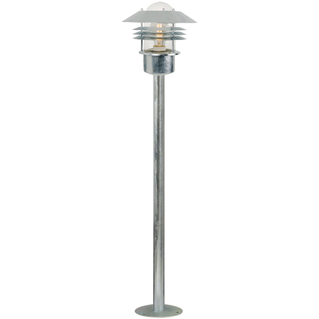 Nordlux Vejers Galvanised Steel Garden Lamp Post - image 1