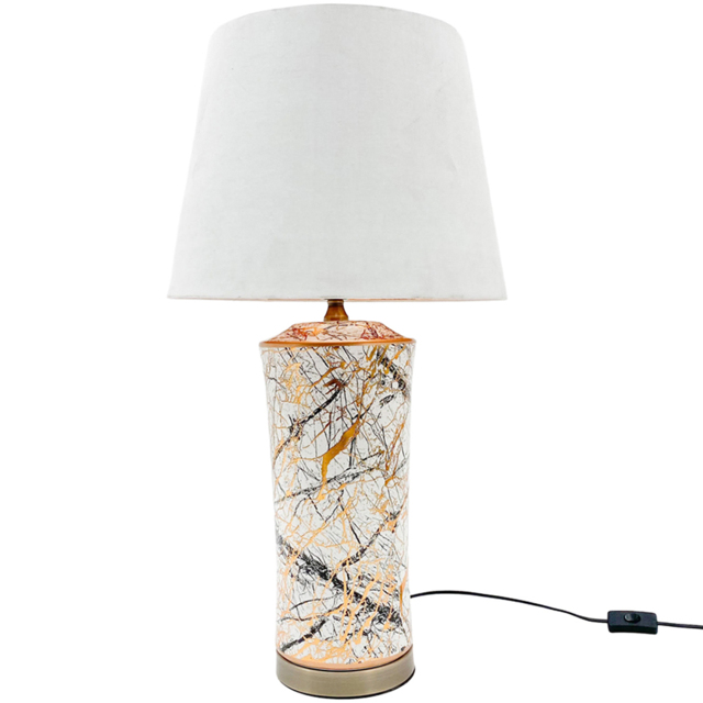 Acacia Home 51cm Ceramic White Table Lamp - image 1
