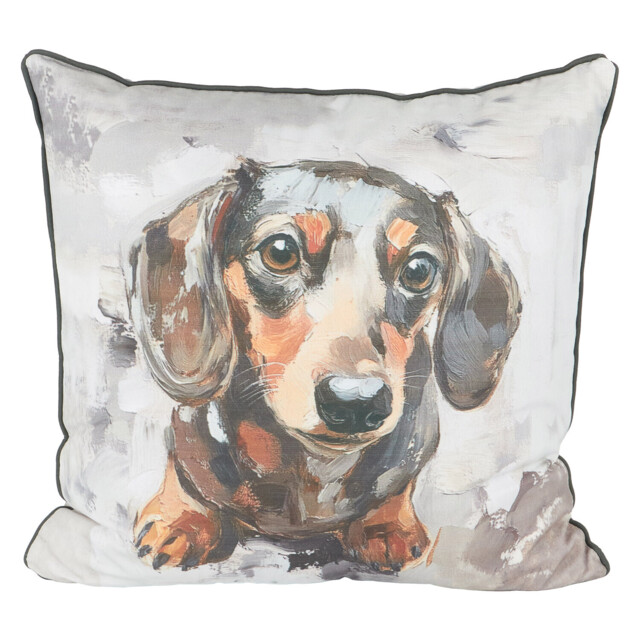 Ada Ingram Multicolour Dachshund Cushion 45 x 45cm - image 1
