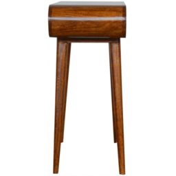 Artisan Furniture London Chestnut 2 Drawer Solid Wood Console Table - thumbnail 4