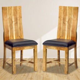 Brooklyn Barima Set of 2 Wooden Dining Chairs