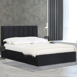 Willow King Size Black Ottoman Bed