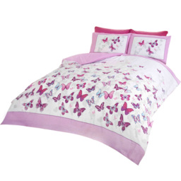 Rapport Home Flutter Double Pink Duvet Set - thumbnail 2