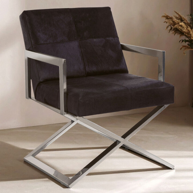 Premier Housewares Kensington Townhouse Cross Base Accent Chair - image 1
