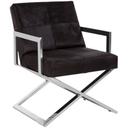 Premier Housewares Kensington Townhouse Cross Base Accent Chair - thumbnail 2