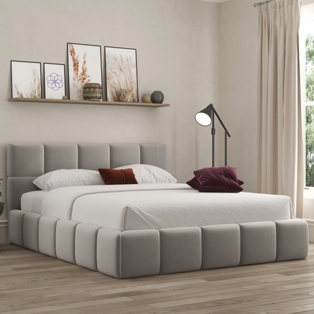 DS Living Ovella Pebble Super King Size Cubed Bed Frame - image 1