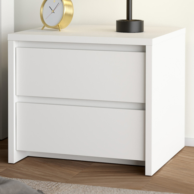 Furniture To Go Next White 2 Drawer Nightstand - image 1