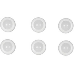 White LED Stick On Mood Light 6 Pack