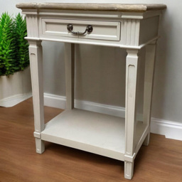 Acacia Home Single Drawer Single Shelf Side Table