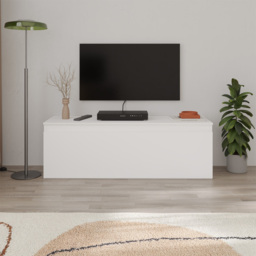 Decortie Sunset White Single Door TV Lowboard - thumbnail 4