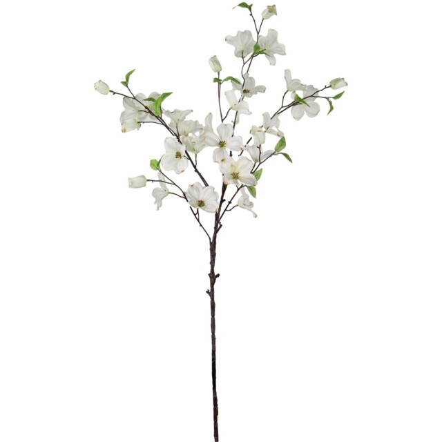 White Dogwood Branch Single Stem Artificial Flower 101cm