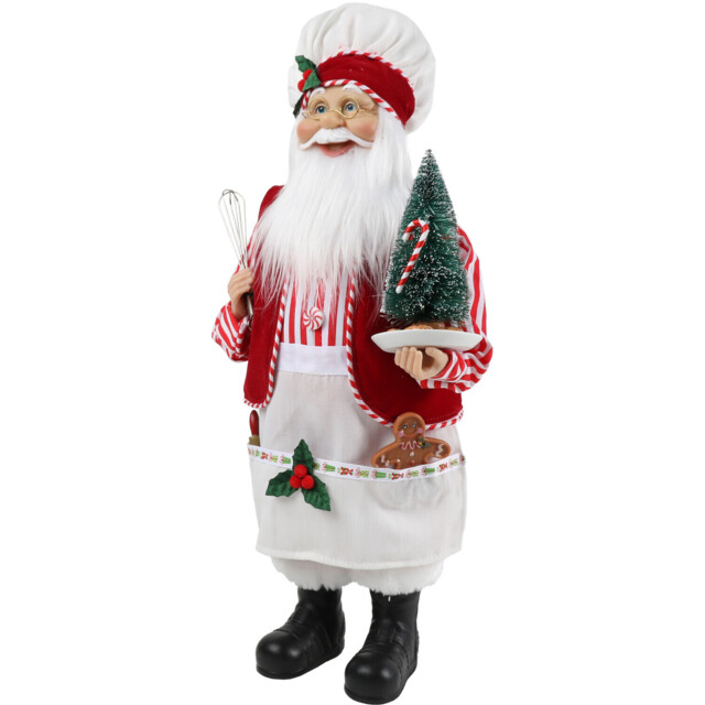 Standing Chef Santa - Red - image 1